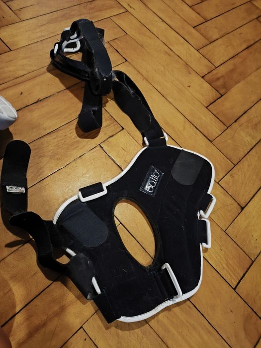 Lewa wzmocniona orteza stawu kolanowego psa Balto rozm xl