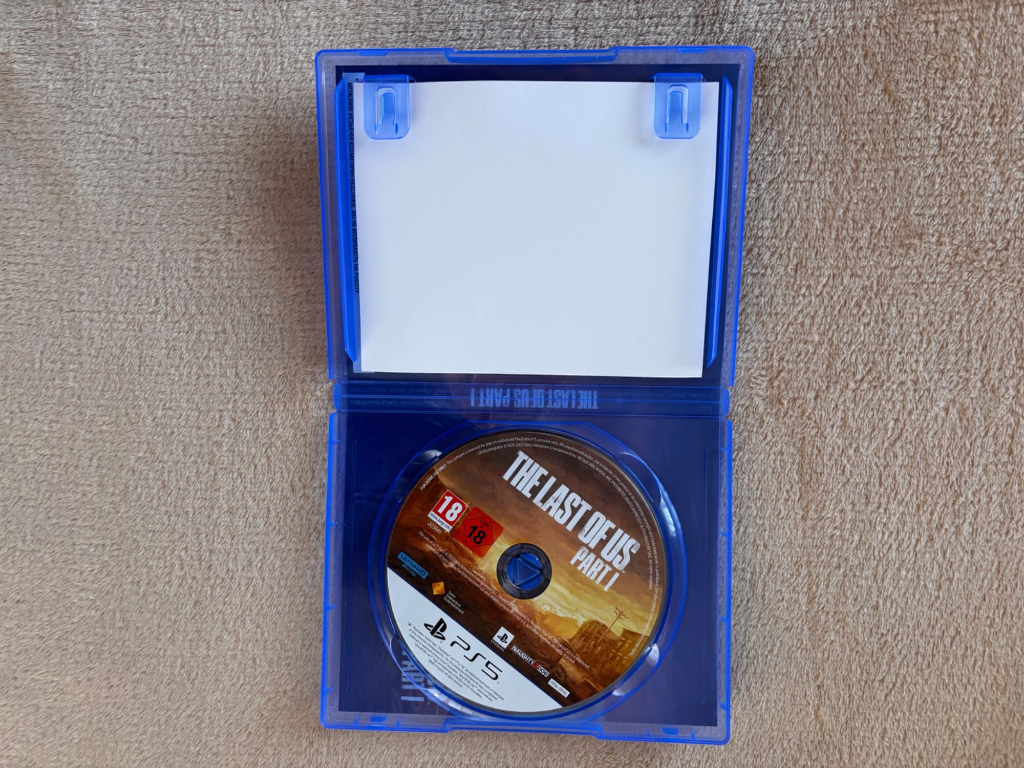 Продам гру “The last of us” Part I.
