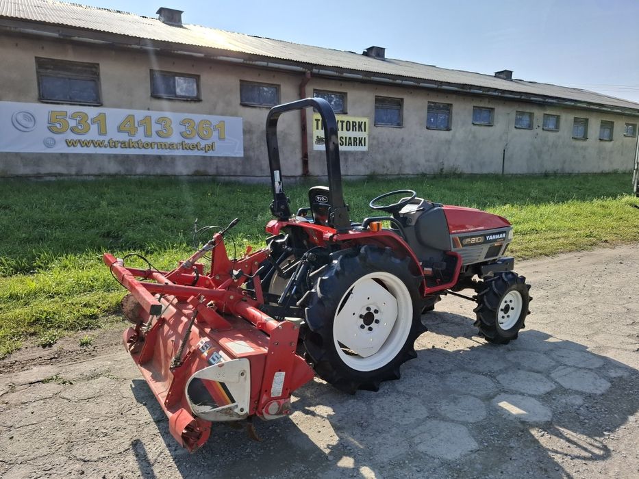 Traktorek traktor japoński RATY 4x4 Yanmar F210 piękny wspomaganie rew