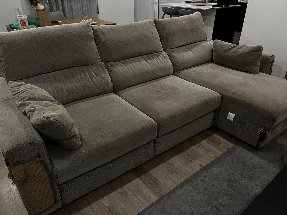Sofa com chaise long