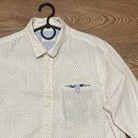 Рубашка белая мужская colins размер L