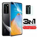 Huawei p40/40Pro/litle capa+película vidro+protecção câmara