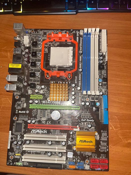 Матиринская плата M3A770DE AM3 поддержка 16 gb память 4 слота