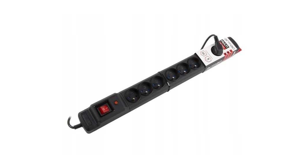 Listwa Zasilająca ARMAC Multi M9 1.5m czarna (9 gniazd)