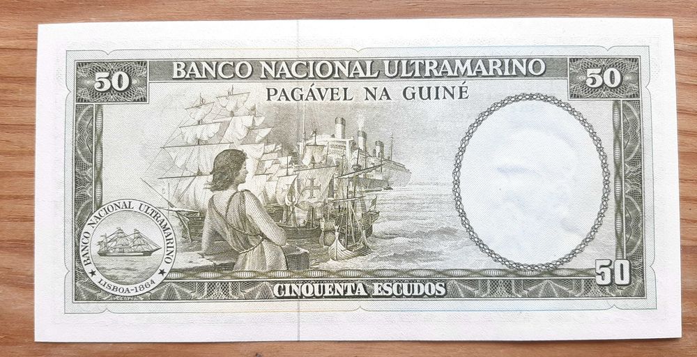 Notas Novas de 100 e 50 Escudos - Guiné - 1971