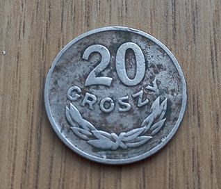 20 groszy 1949 r. Polska miedzionikiel