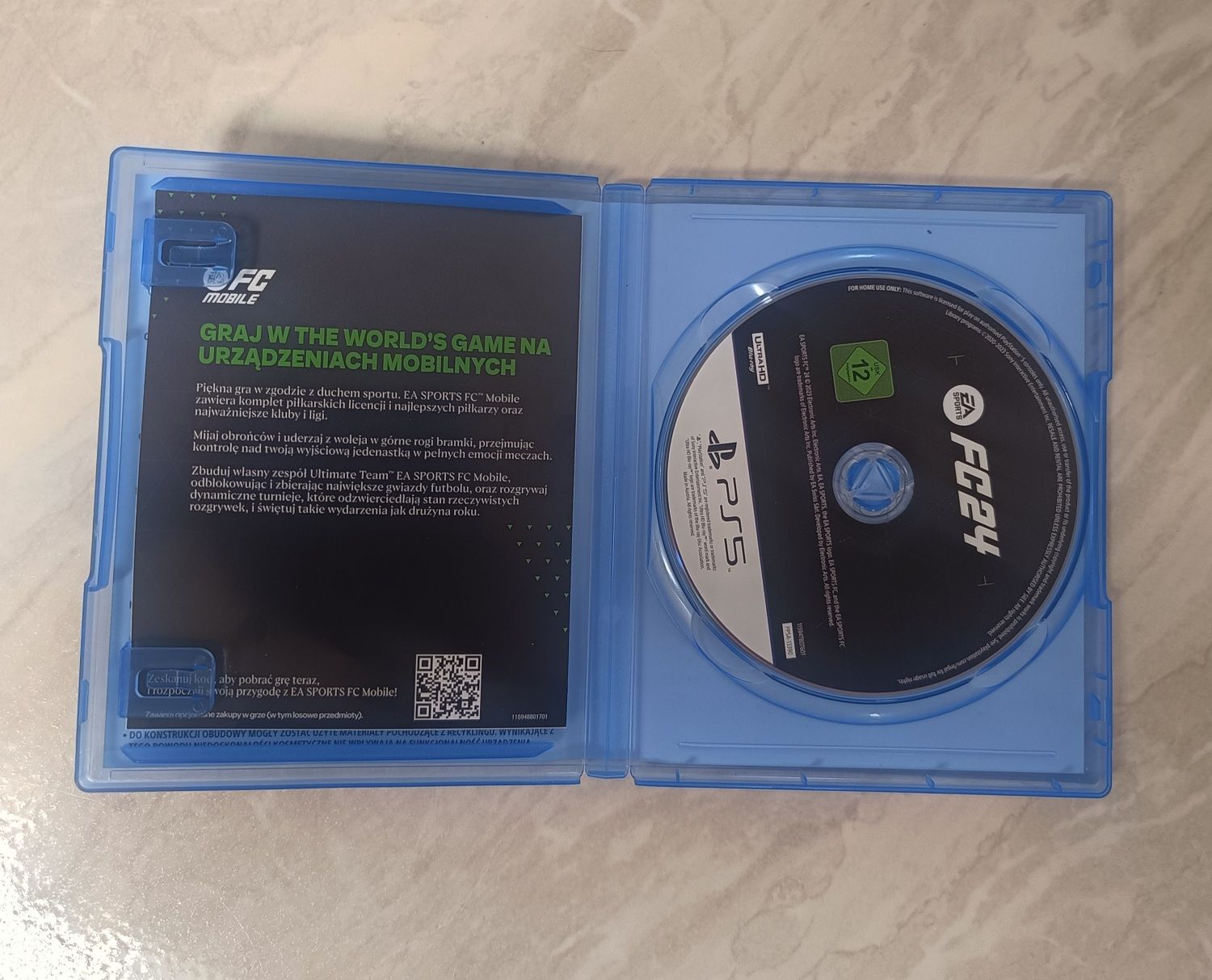 Gra FC24 na Sony ps5