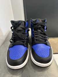 Кросівки Nike Air Jordan 1 Mid Royal Black Blue