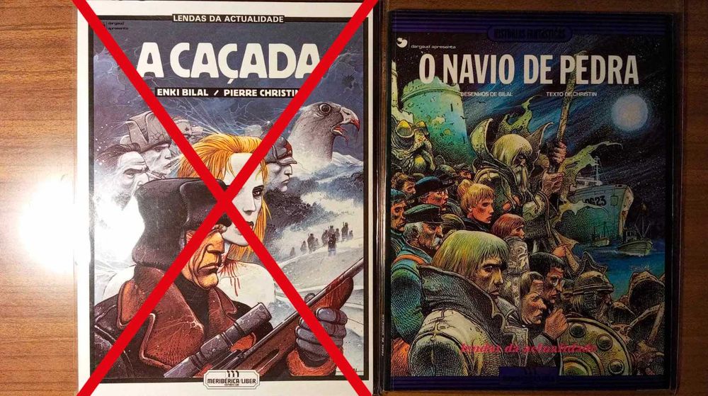 BD Enki BILAL - Navio De Pedra - Meribérica/Liber