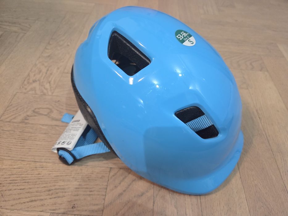 Kask Btwin 500 nowy turkusowy rozmiar S