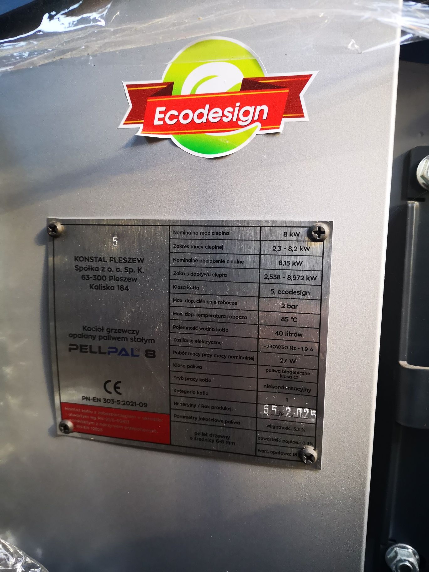 Piec co. 8KW sprzedam