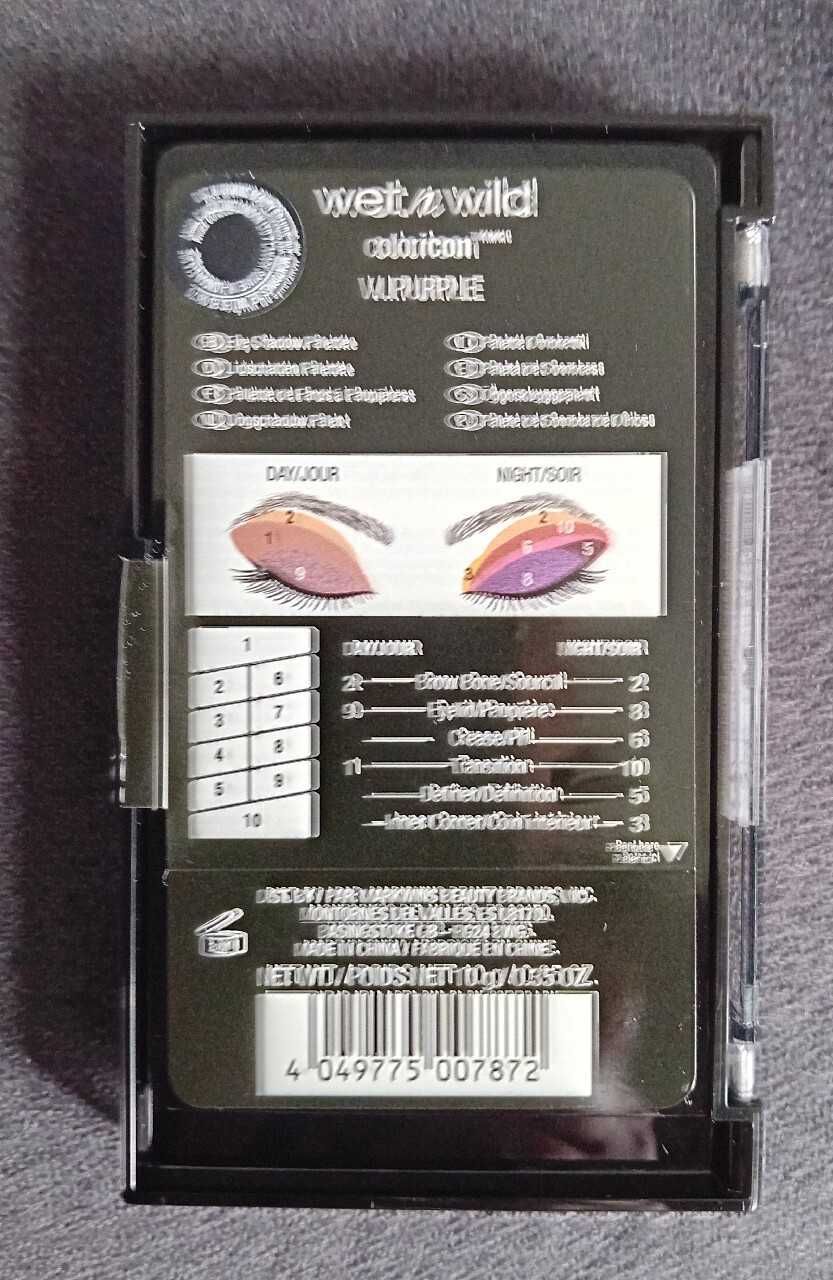 Wet n Wild - paletka cieni do makijażu, 10g (V.I.P. Purple)