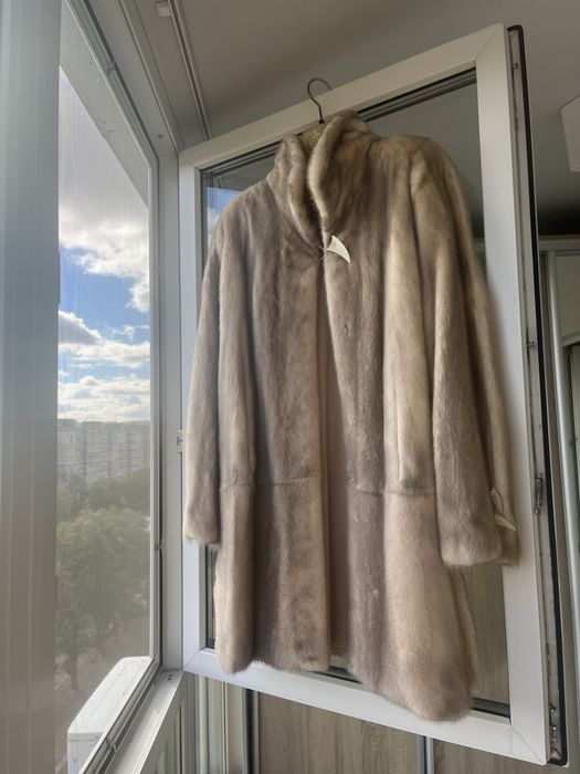 Размер 50-54!Элегантная, нарядная норковая шуба!Италия