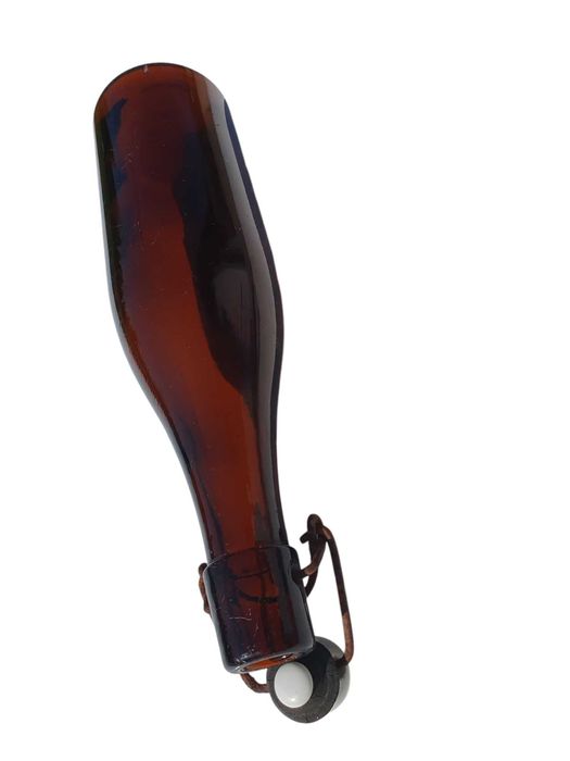 Stara butelka szklana butelka 1l z korkiem antyk