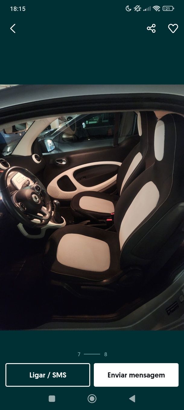Smart Fortwo só 67.000 km impecável