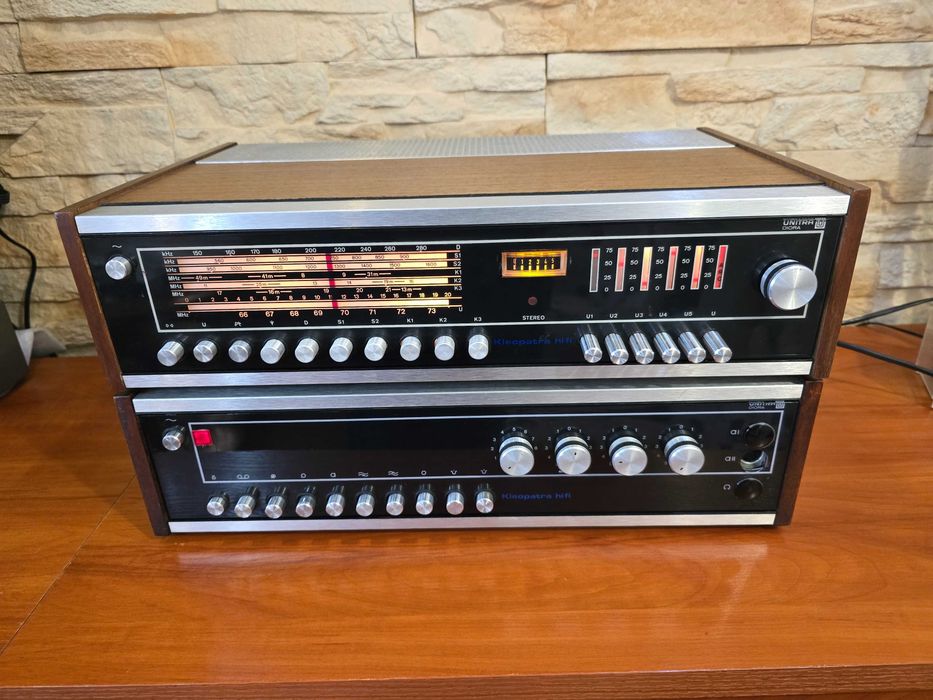 Wieża Unitra Diora KLEOPATRA Tuner TST-102 Wzmacniacz WST-102