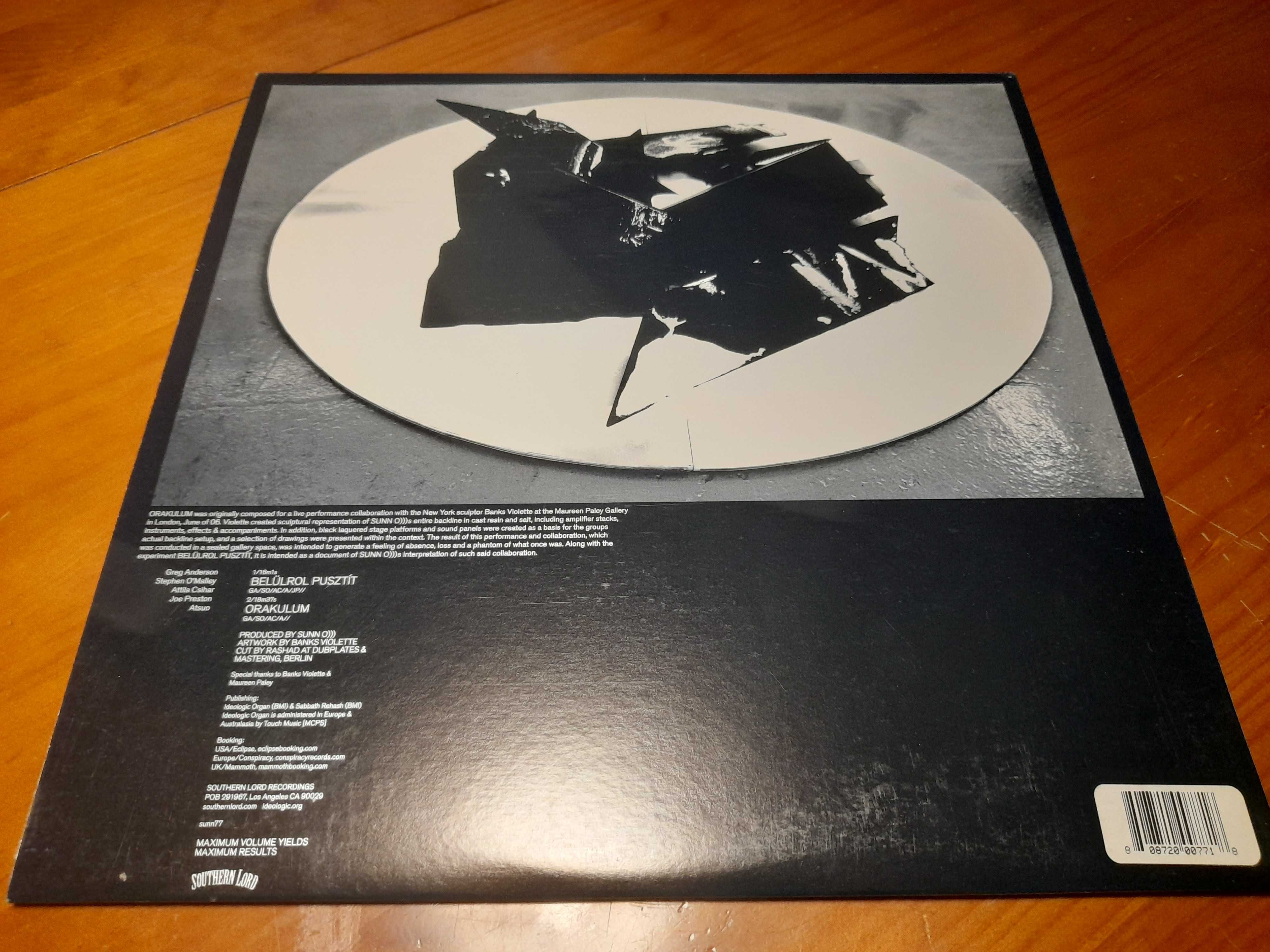 Disco Vinyl ( vinil ) : Sunn O))) - Boris - Oracle