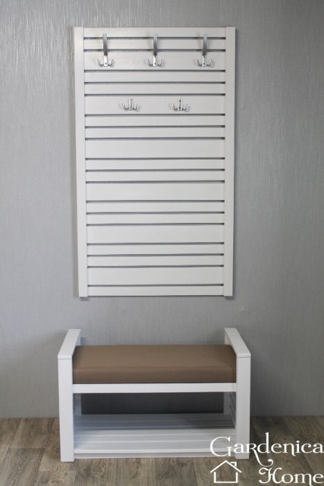 Zestaw komplet do przedpokoju wieszak ławka ławeczka siedzisko