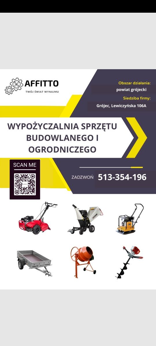 Glebogryzarka spalinowa wynajem