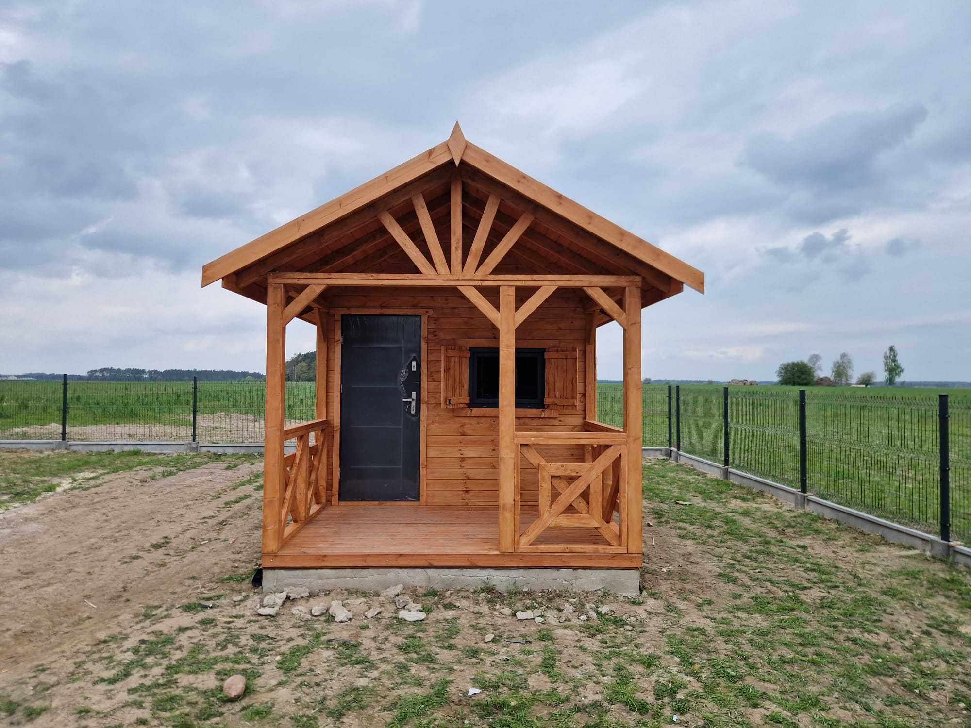 Domek letniskowy ogrodowy domek drewniany bez pozwolenia Olaf