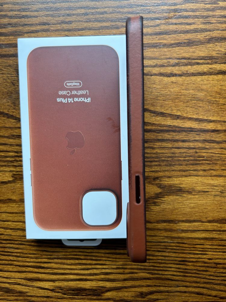iPhone 14 Plus Leather Case Etui
