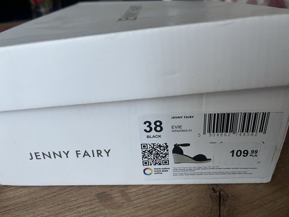 Espadryle na koturnie Jenny Fairy