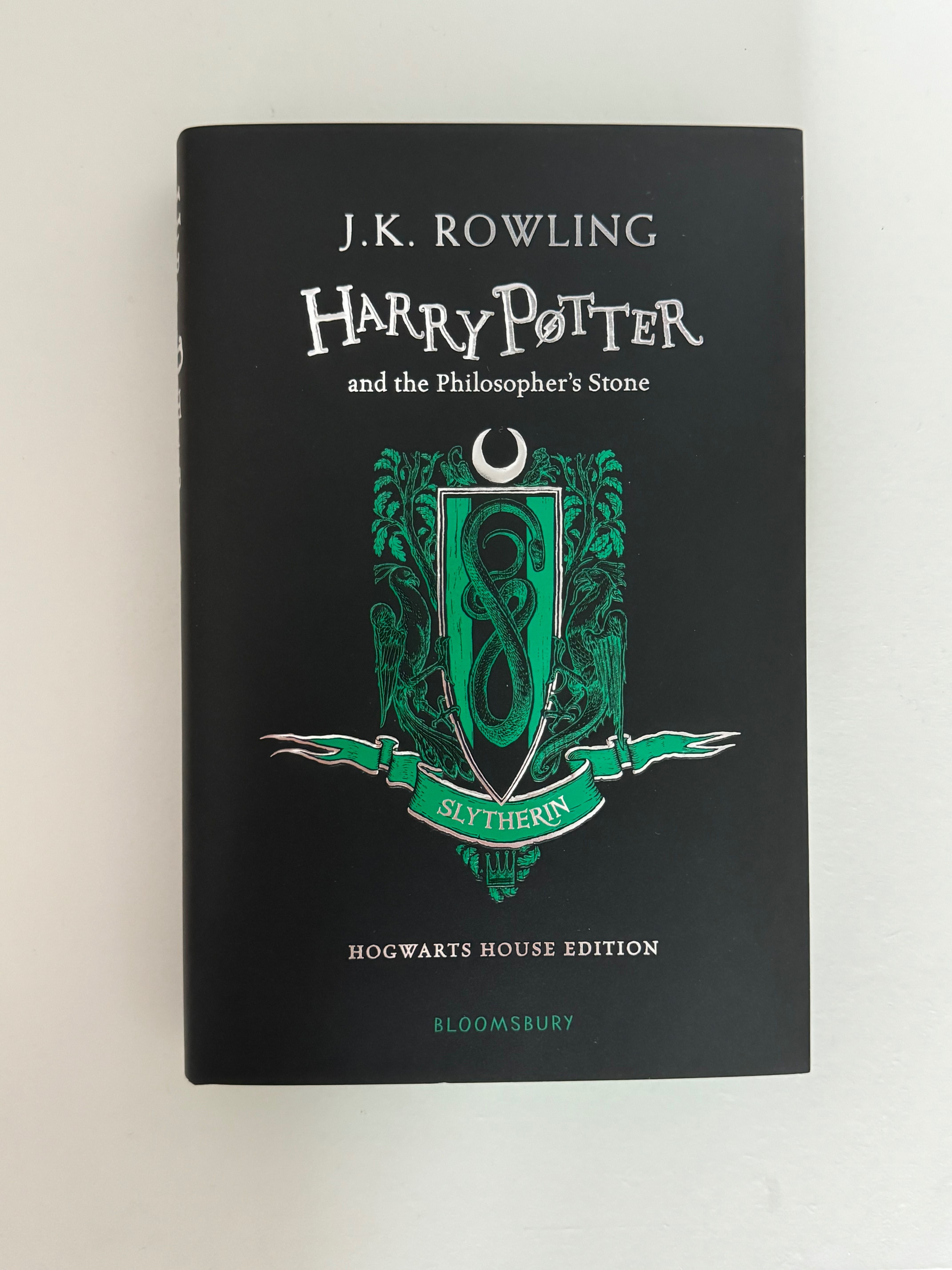 Harry Potter and the philosopher’s stone J. K. Rowling Slytherin