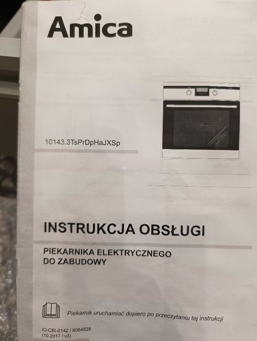 Mocowanie szyb piekarnika Amica