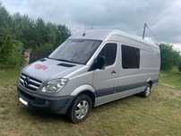 Sprinter 316 MAX 8osobowo-dostawczy PL salon BEZWYPADKOWY Białystok FV