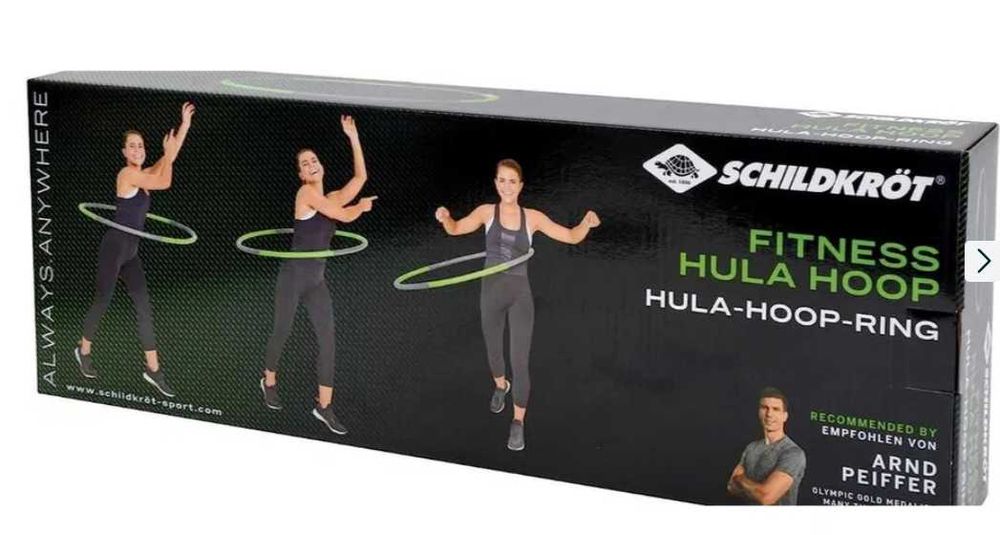 Hula hop z wypustkami antracytowo-zielony