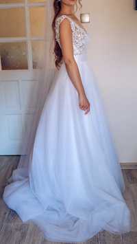 Suknia ślubna szyta na miarę rozmiar 36