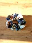 welurowa scrunchie do włosów gumka do włosów habdmade prezent