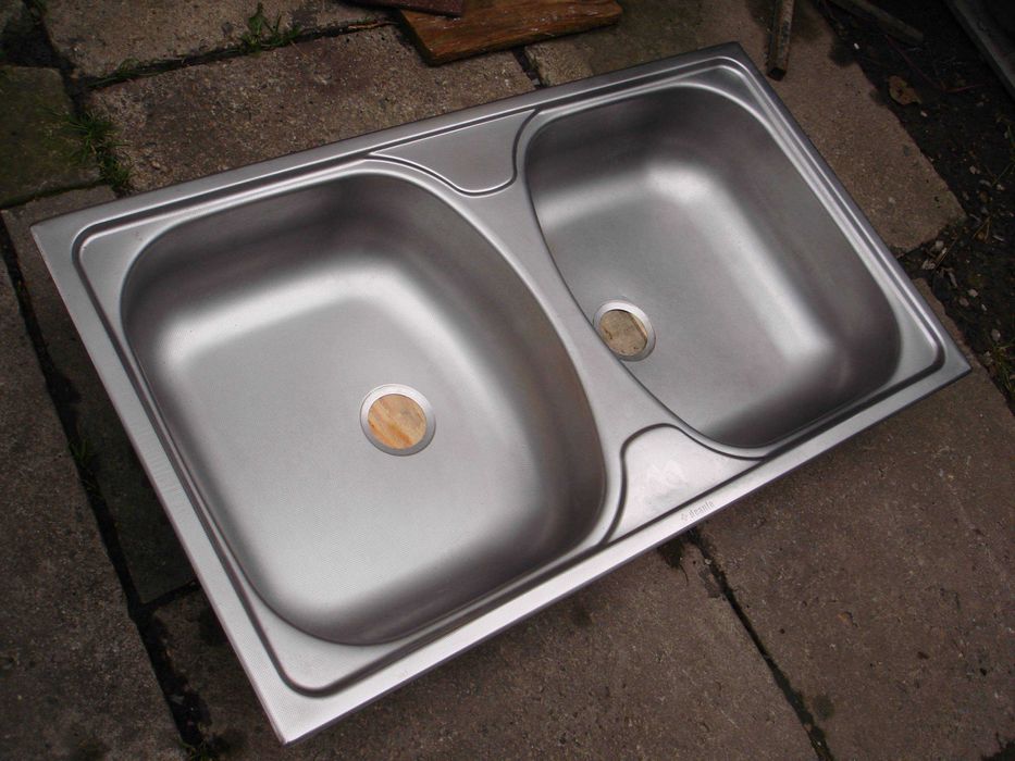 Zlewozmywak , zlew kuchenny podwójny