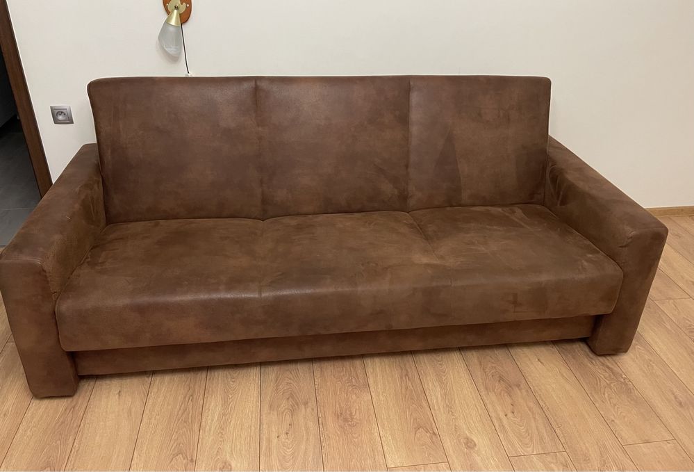 Kanapa brązowa sofa