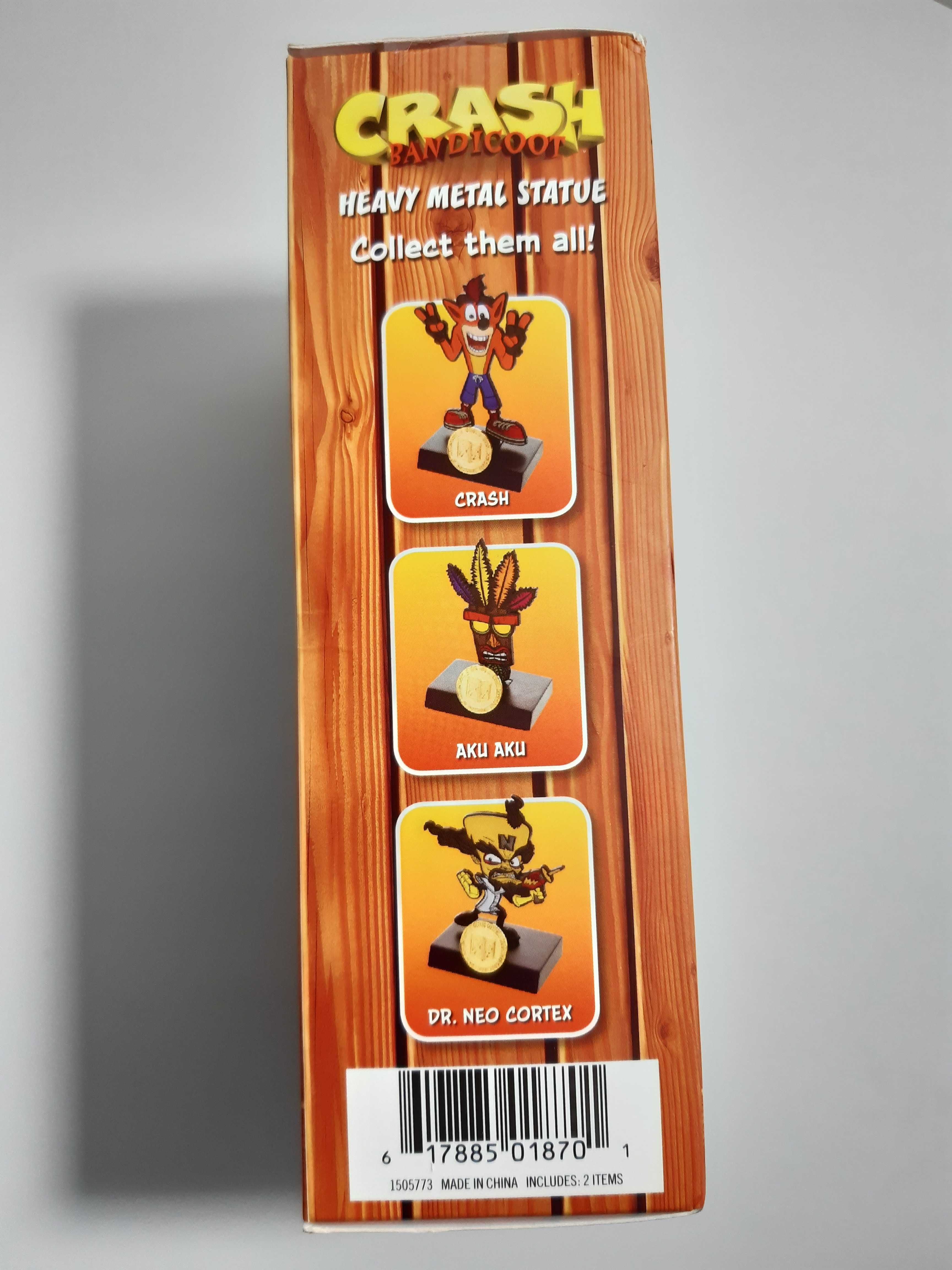 Estátua de metal Crash Bandicoot (Colecionador, Activision, PowerA)