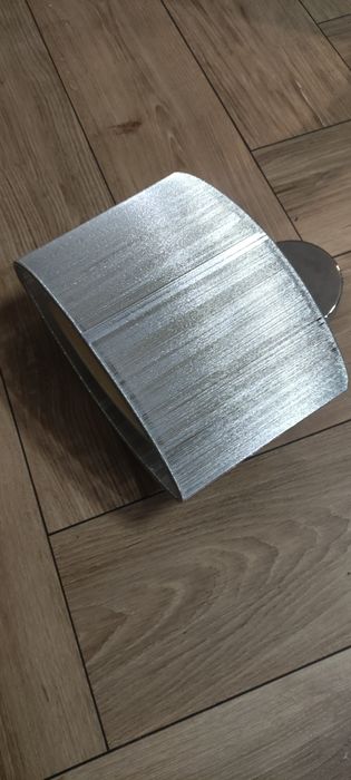 Żyrandol wiszący srebrny