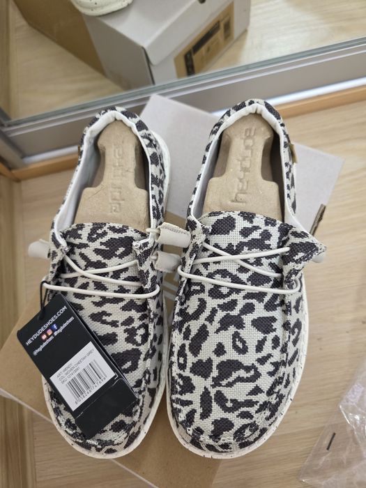 Мокасини дезерти Heydude Wendy Woven cheetah Grey US 7 EU38 24см