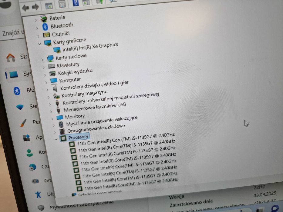 DELL Latitude 5320/ i5-1145G7/ 8GB/ 256GB/ 13.3" FHD dotyk/ czytaj uwa