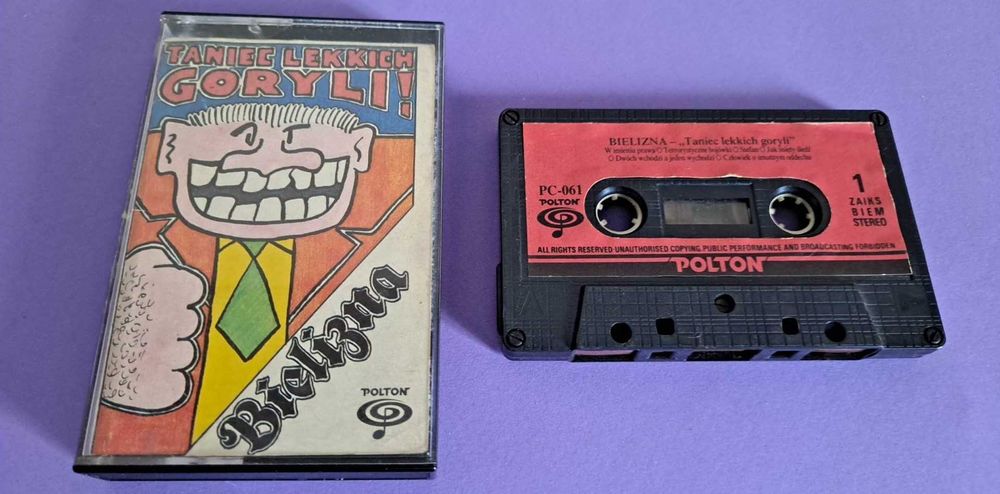Bielizna – Taniec Lekkich Goryli , 1988 KASETA MAGNETOFONOWA