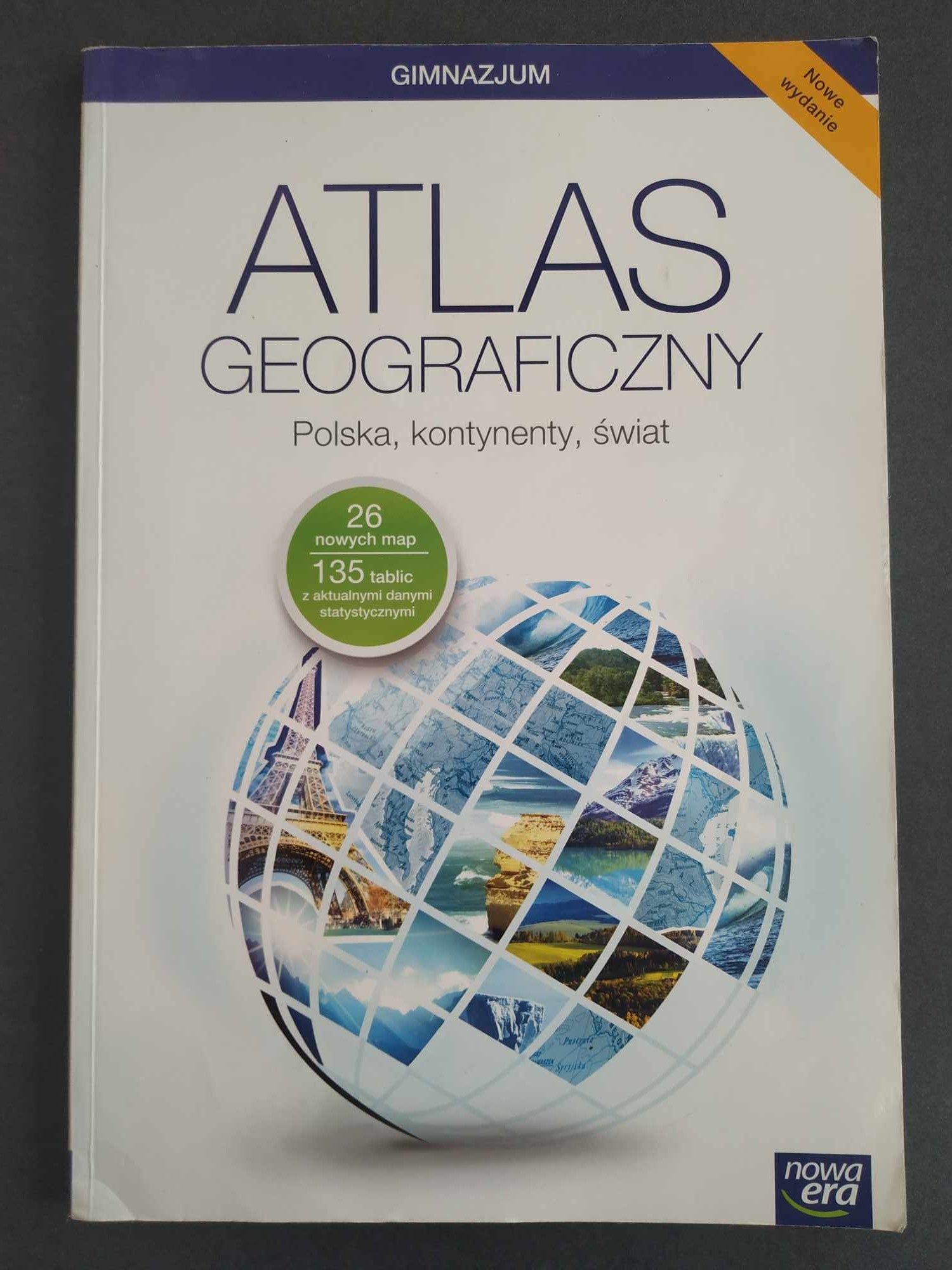 Atlas geograficzny - szkoła podstawowa/liceum/technikum