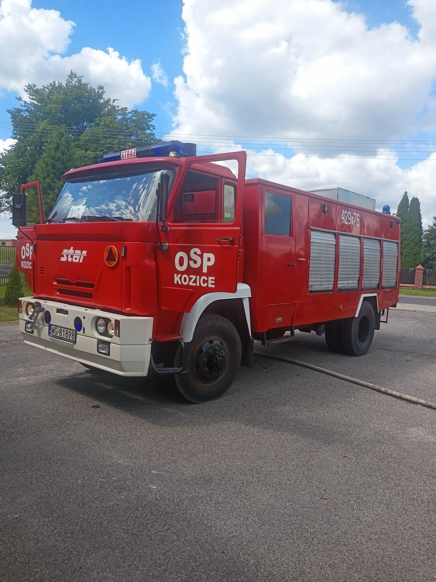 Zabudowa strażacka jelcz do star 244