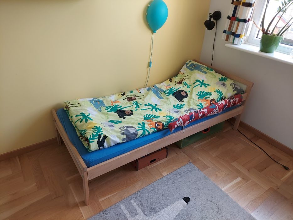 Łóżko dziecięce IKEA 70×160 z materacem