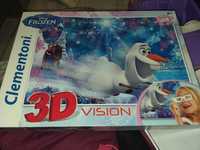 Puzzle 104 sztuki 3D Frozen