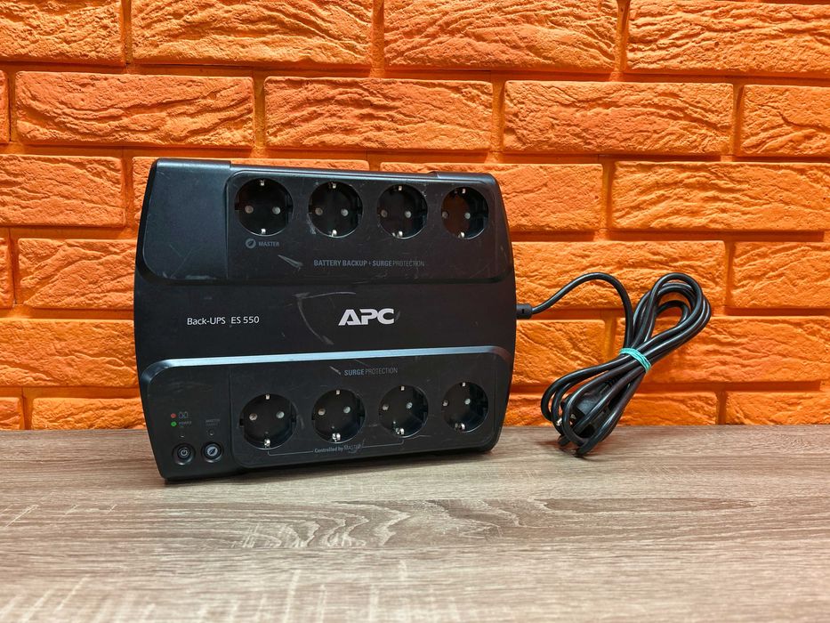 ДБЖ (ИБП) APC Back-UPS ES 550VA/ потужність: 550 ВА, 330 Вт/ ПІД АКБ