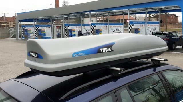 Wypożyczę Box Wypożyczalnia Boxów Dachowych. Bagażnik Dachowy THULE.