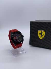 Zegarek Scuderia Ferrari - męski FORZA Sportowy czarny czerwony