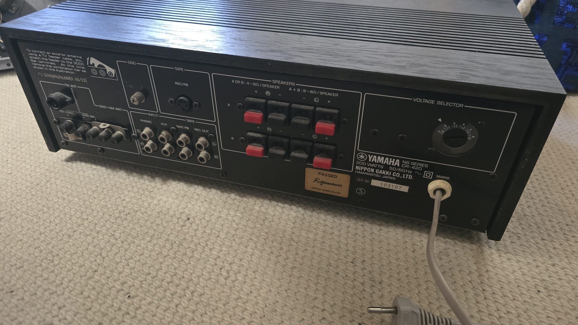 Yamaha CR-420 amplituner vintage japan