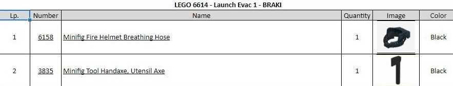 LEGO 6614 - Launch Evac 1