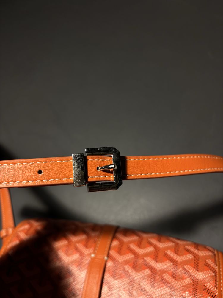 Pomarańczowa torba na ramie Goyard