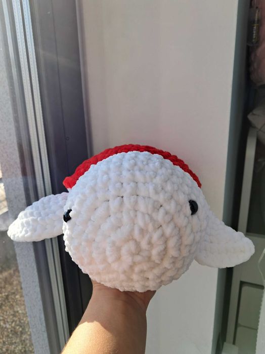 Pluszak na szydełku handmade żółw